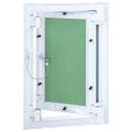 vidaXL Access Panel Zelená a strieborná 25 x 35 cm