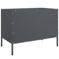 vidaXL TV skrinky 2 ks antracitové 68x39x50,5 cm oceľ