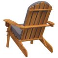 vidaXL Adirondack Záhradná stolička s vankúšmi masívne akáciové drevo