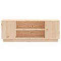 vidaXL TV skrinka 110x35x40,5 cm masívna borovica