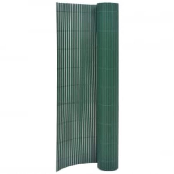 vidaXL Obojstranný záhradný plot 90x400 cm zelený