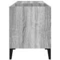 vidaXL Skrinka na platne sivá sonoma 84,5x38x48 cm kompozitné drevo