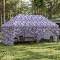 vidaXL Prístrešok s vyťahovaním so 4 bočnými stenami 3 x 6 m