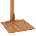 vidaXL Záhradná sprcha 75x75x210 cm masívne teakové drevo