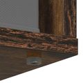 vidaXL Servírovacia skriňa Dymová dub 102 x 31 x 99,5 cm
