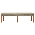 vidaXL lavička Prírodná 160 x 35 x 45 cm Masívne mango drevo