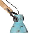 vidaXL Nástenná lampa 25 W šmuhovaná modrá 96x15x20 cm E27