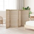 vidaXL Skříňové dvere s dverami 4 ks Prírodná 49,5 x 2,1 x 110 cm