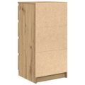 vidaXL Komoda dub artisan 37,5x35x76 cm spracované drevo