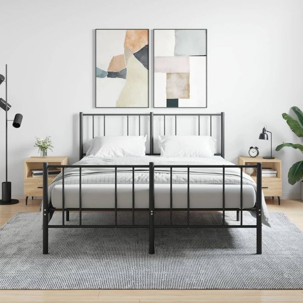 vidaXL Nočné stolíky 2 ks dub sonoma 40x35x47,5 cm kompozitné drevo
