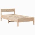 vidaXL Posteľ bez matraca 75x190 cm masívna borovica