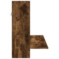 vidaXL Nástenný stolík dymový dub 105x48x75 cm kompozitné drevo