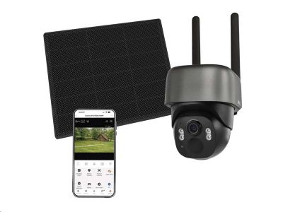 Kamera EMOS IP-6100G HAWK /H4168/ GoSmart vonkajšia batériová kamera s 4G LTE a solárnym panelom