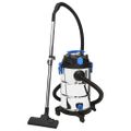 vidaXL Vysávač mokrý/suchý 1200 W 30 l strieborný