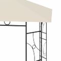 vidaXL Altánok 4x3x2,7 m krémový 160 g/m²