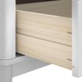 vidaXL Lavica do chodby FLORO Biela 115 x 40 x 45 cm