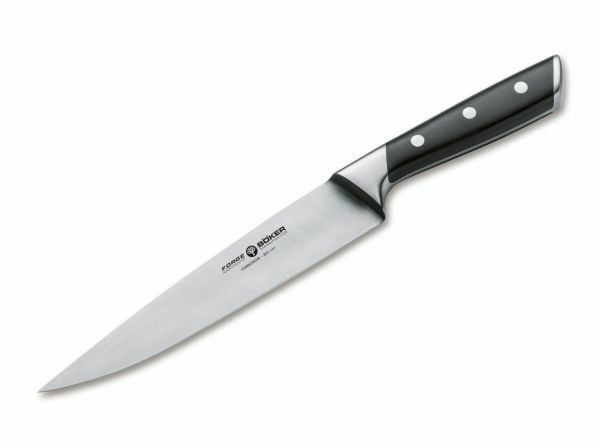 Böker Manufaktur 03BO506 Forge nôž na šunku 20 cm, čierna, plast ABS