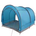 vidaXL Stan na uskladnenie bicyklov Modrá 256 x 222 x 182 cm taft
