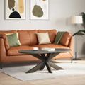vidaXL Noha konferenčného stolíka v tvare pavúka, čierna 98x58x(42-43) cm, oceľ