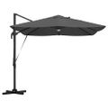 vidaXL Slnečník Antracit 351 x 250 x 253 cm Polyester a hliník