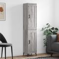 vidaXL Vysoká skrinka dub sonoma 34,5x34x180 cm spracované drevo