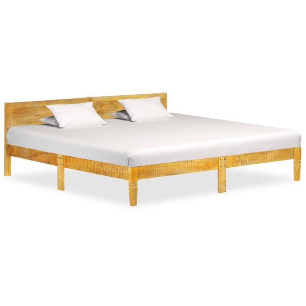 vidaXL Posteľný rám, mangový masív 200 cm