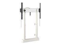 Optoma RISE 2005W - Montážna sada - motorized lift - na plochý panel - s protikolízijnou funkciou - biela - veľkosť obrazovky: až 86" - montáž od podlahy k stene