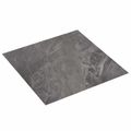 vidaXL Samo-lepiace podlahové dosky Čierna 30,5 x 30,5 cm 20 ks PVC