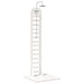 vidaXL Externá sprcha 223 cm Biela