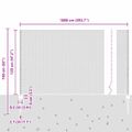 vidaXL Hexagonálny plot s stĺpom 10 x 1,2 m PVC potiahnutá oceľ Sivá