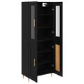 vidaXL Highboard 2 ks Čierny dub 69,5 x 34 x 180 cm Kompozitné drevo