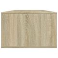 vidaXL Konferenčný stolík dub sonoma 102x55x35 cm kompozitné drevo