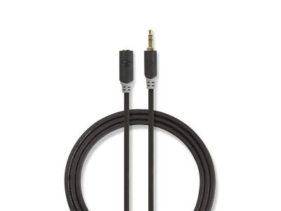 Kábel Jack 3,5mm konektor/Jack 3,5mm zdierka 2m NEDIS CABW22050AT20