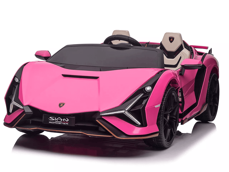 Qileshi Elektrické autíčko Lamborghini Sian ružová
