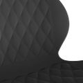 335037 vidaXL Swivel Dining Chair Black Velvet
