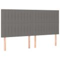 vidaXL Boxspring posteľ s matracom tmavosivá 180x200 cm látka