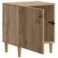 vidaXL Nočný stolík Dub artisan 43 x 34,5 x 50 cm Kompozitné drevo