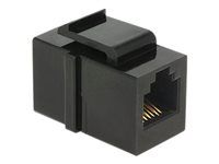Modul - CAT 3 - RJ-12 - čierna