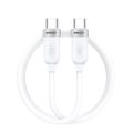 Kábel BWOO 65W USB-C - USB-C 1 m biely