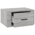 vidaXL Nástenné nočné stolíky 2 ks sivé dub sonoma 50x36x25 cm