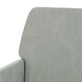 VidaXL Kreslo bledosivé 62x79x79 cm zamat