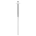 vidaXL Nohy k jedálenskému stolu v tvare X, 2 ks, biele, 80 x (72-73) cm, oceľové