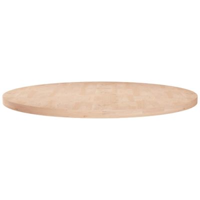 vidaXL Okrúhla stolová doska Ø60x2,5 cm neošetrený dubový masív