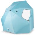 Plážový slnečník / paraván NILS Camp NC17114 240 cm modrý