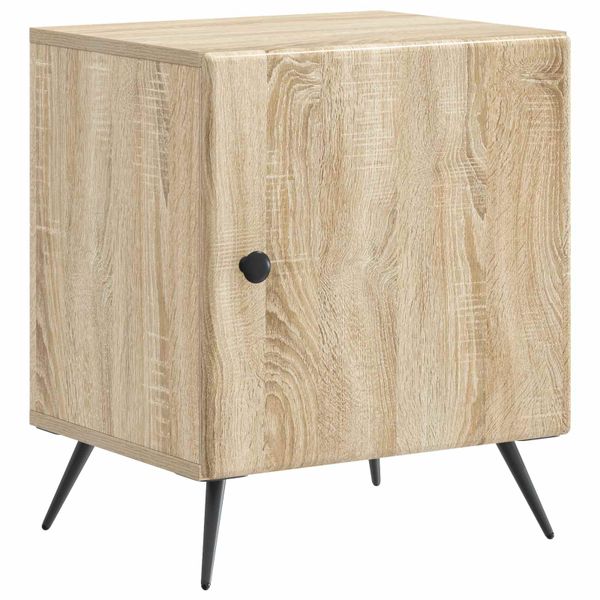 vidaXL Nočný stolík Dub sonoma 43 x 34,5 x 50 cm Kompozitné drevo