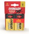 E301004400 Energizer Eveready Gold D/LR20 FSB2