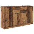 vidaXL Komody 2 ks Staré drevo 60 x 30 x 70 cm Kompozitné drevo