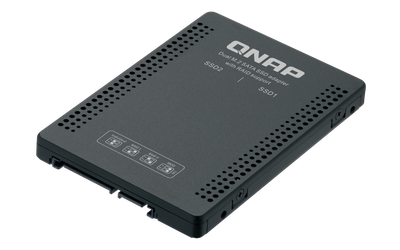 QNAP adaptér QDA-A2MAR (2x M.2 SSD SATA sloty v 2,5'' SATA rámčeku)