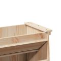 vidaXL Kvetináč na bylinky 6-poschodový 69x40x101,5cm masívna borovica