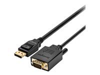 Kábel adaptéra - DisplayPort (M) do HD-15 (VGA) (M) - DisplayPort 1.2 - 1,83 m - pasívny, podpora 1080p - čierna